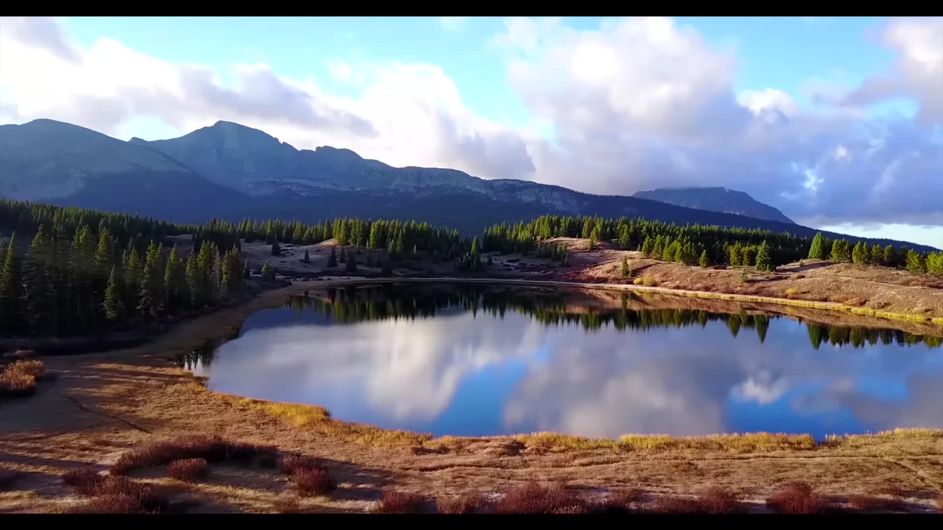 Beautiful drone shots of nature