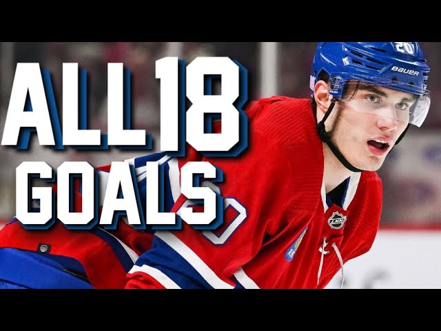 Juraj Slafkovsky scores 18 goals in 2024-25 season