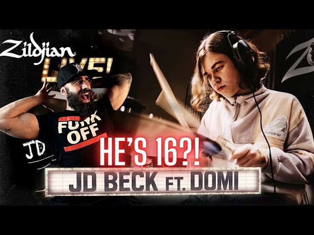 JD Beck showcases drumming skills and reactions in video