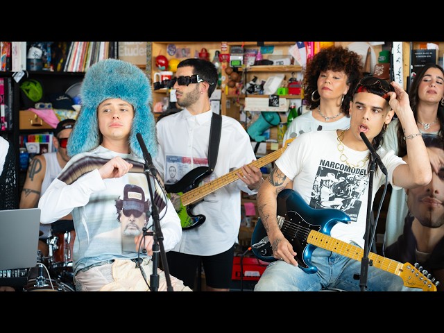 Ca7riel and Paco Amoroso perform at Tiny Desk Concert