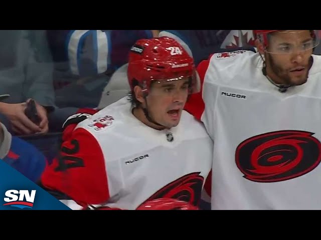 Seth Jarvis Scores Short-Handed Goal Against Winnipeg Jets