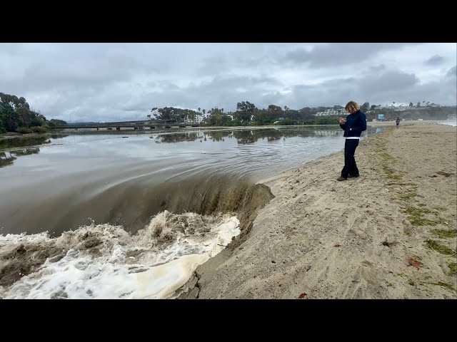Before, During, and After: San Juan Creek Connecting to Ocean